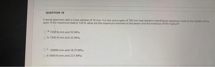 Question 14 Which Is Not The Disadvantages Of Composites A High Specific Strength And Stiffness C B Weak Matrix And 5