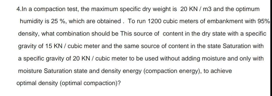 Soil Mechanics Please Write Clearly In A Way That Is Easy To Read 1