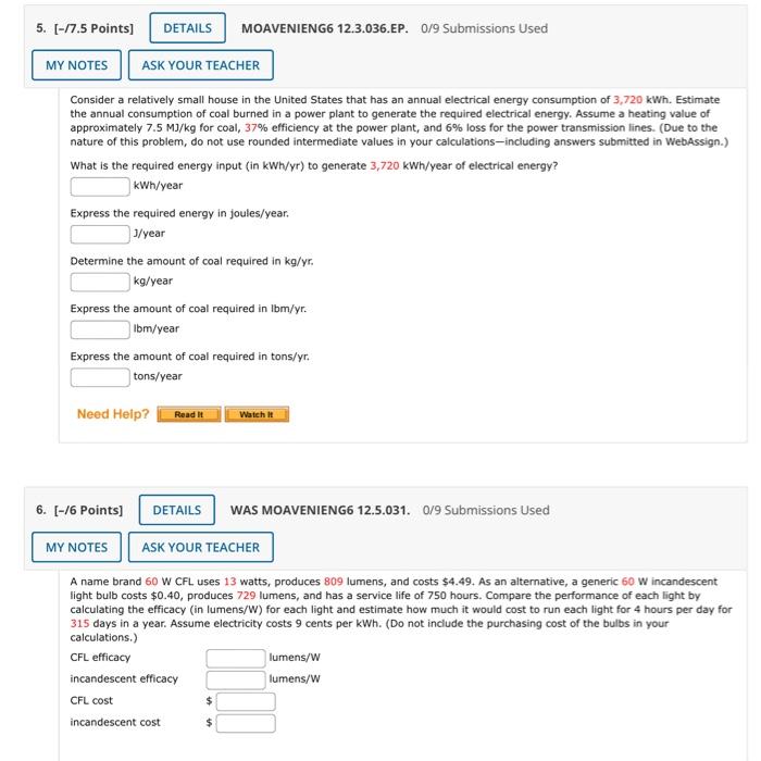 5 17 5 Points Details Moavenieng6 12 3 036 Ep 0 9 Submissions Used My Notes Ask Your Teacher Consider A Relatively 1