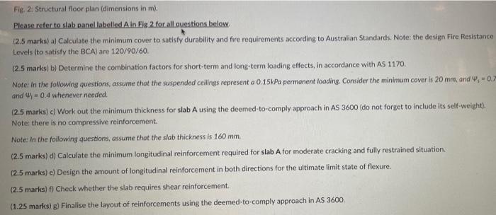 Question 2 An 8 Storey Reinforced Concrete Office Building Is To Be Constructed In Meckering Wa All Floors Have The Sa 2