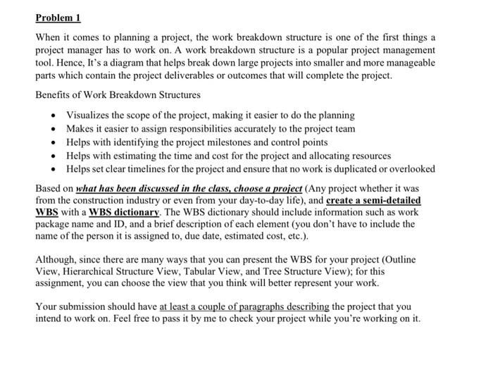 Project Management 1