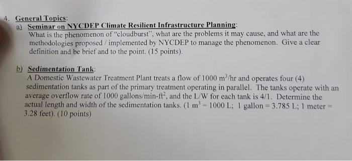 4 General Topics A Seminar On Nycdep Climate Resilient Infrastructure Planning What Is The Phenomenon Of Cloudburst 1