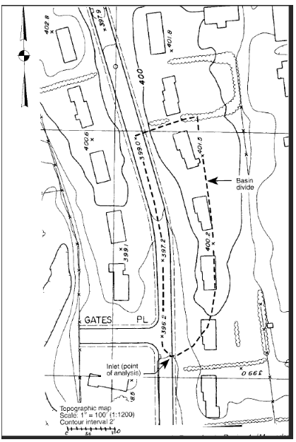 Given The Attached Topo Map Note The Scale And Provided Scale And The Following Information And Guidance Design Sto 1