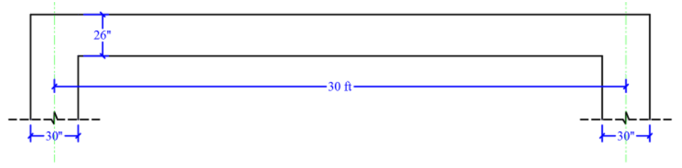 The Beam Shown In The Figure Below A Total Depth Of 26 In And Depth Of Reinforcement Of 22 5 In Cover Of 3 5 In I 1