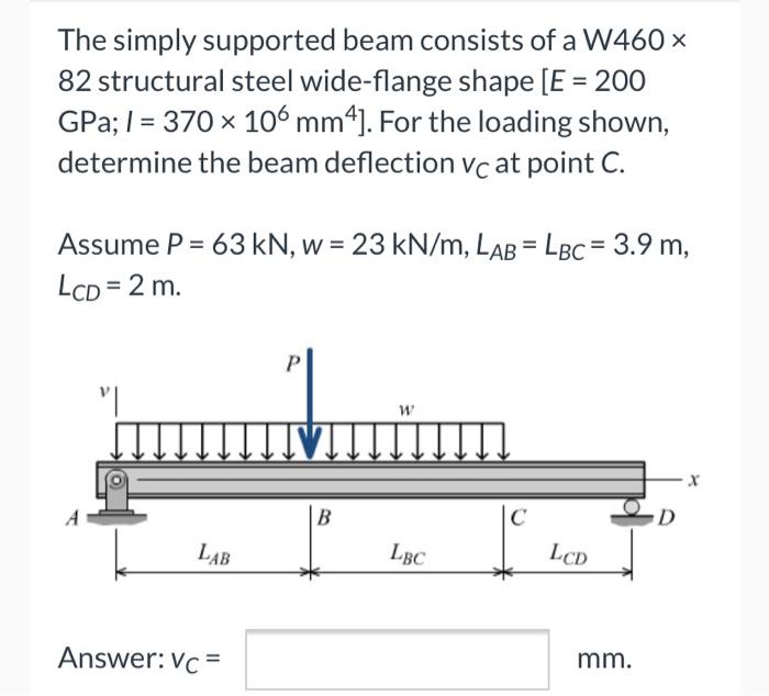 For The Loading Shown Use The Double Integration Method To Determine A The Equation Of The Elastic Curve For The Cant 3