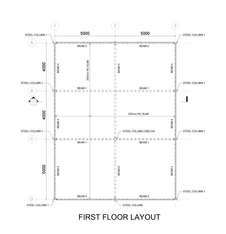 Assignment The Figures And Drawings Below Show The Schematic Floor Plan Section Of A Laboratory Building The Structu 2