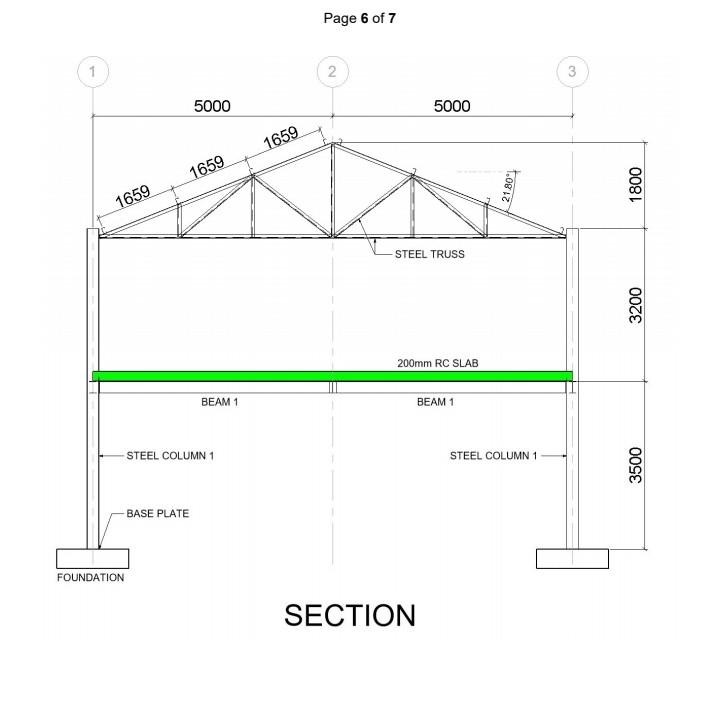 Assignment The Figures And Drawings Below Show The Schematic Floor Plan Section Of A Laboratory Building The Structu 4