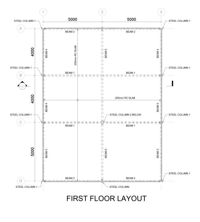 Assignment The Figures And Drawings Below Show The Schematic Floor Plan Section Of A Laboratory Building The Structu 2
