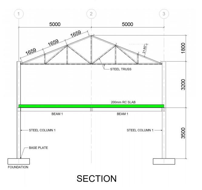 Assignment The Figures And Drawings Below Show The Schematic Floor Plan Section Of A Laboratory Building The Structu 4
