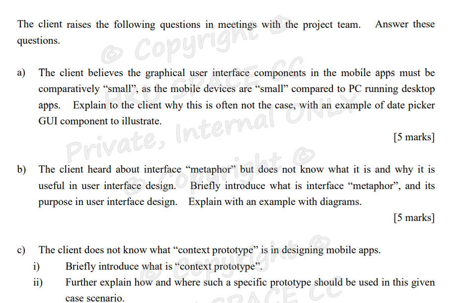 Answer These The Client Raises The Following Questions In Meetings With The Project Team Questions Copy I Ugasinet A 1