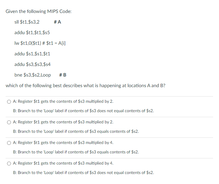 1 Format Opcode Rs Rt Immediate J Format Opcode Target Address R Format Opcode Rs Rt Rd Shamt Funct Opcodes And Funct 3
