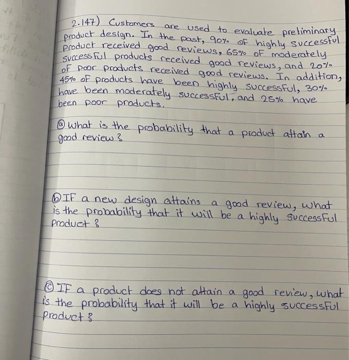 2 147 Customers Are Used To Evaluate Preliminary Product Design In The Past 90 Of Highly Successful Product Receive 1