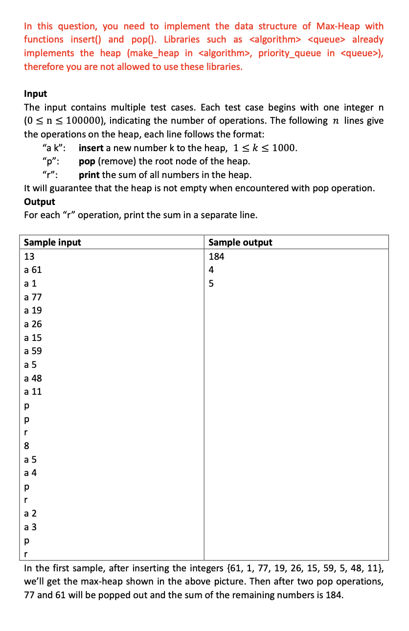 Please Solve This Problem With C 2