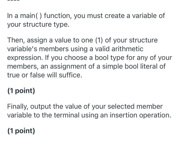 Description Title Structure Problem In A File Titled Struct Cpp Define A Structure That Can Represent A Physical Object 2
