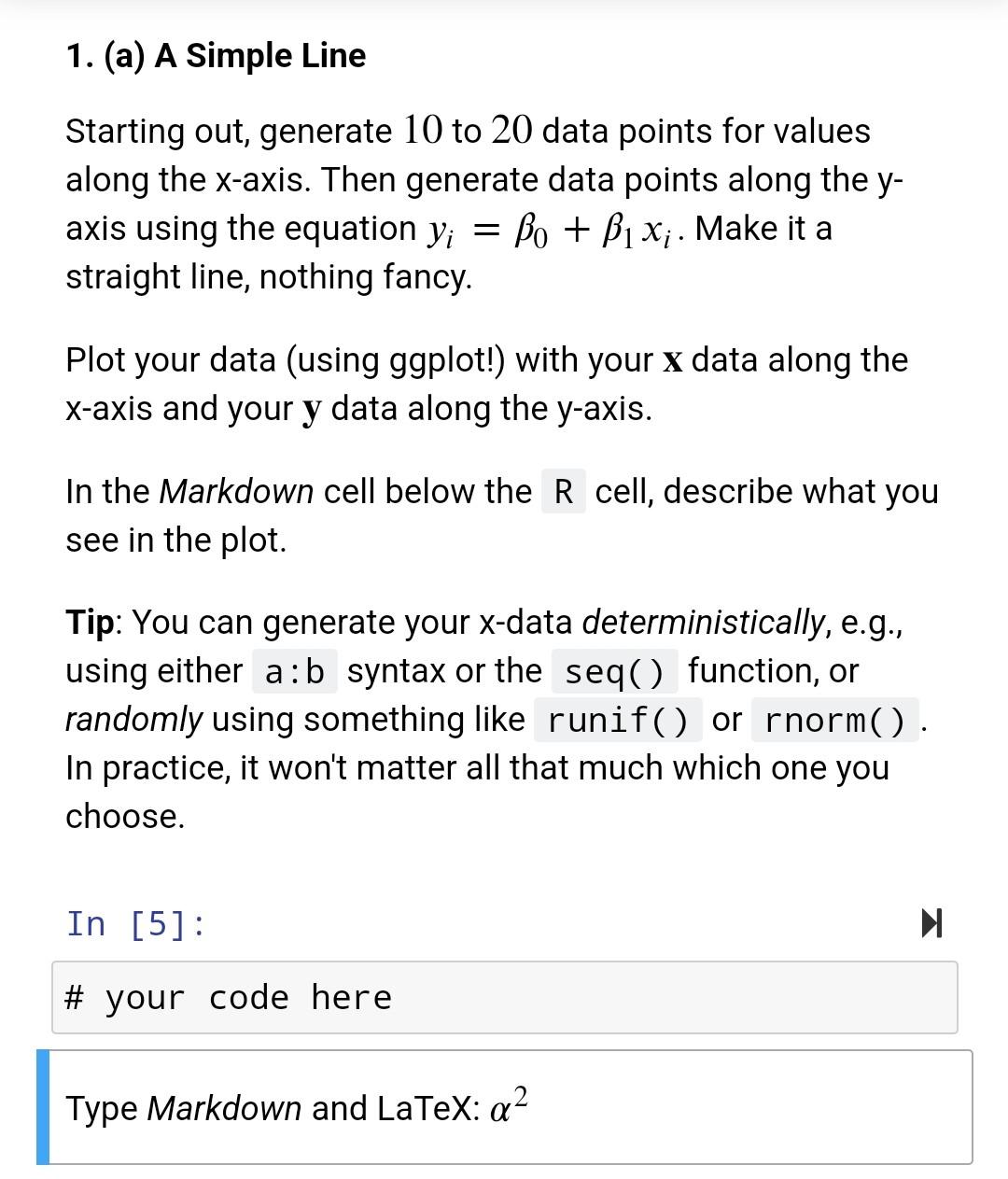 Problem 1 Simulating Data We Re Going To Let You In On A Secret The Turtle Data From The Autograded Assignment Was Sim 2