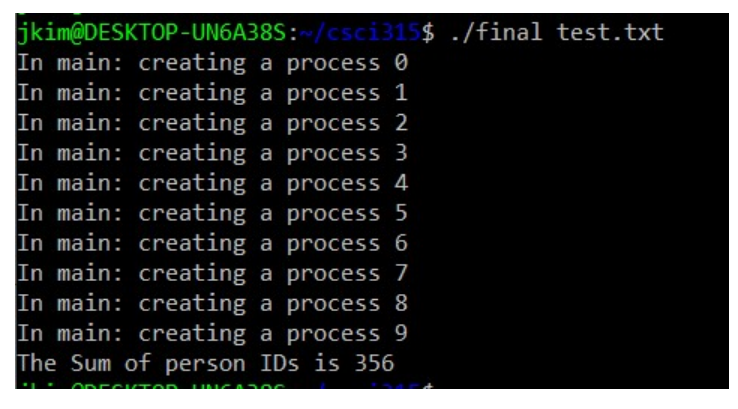 2 Recall Lab 10 The C Program Designed For Lab 10 Is Shown In The Next Page In This C Program A Parent Process Will 2