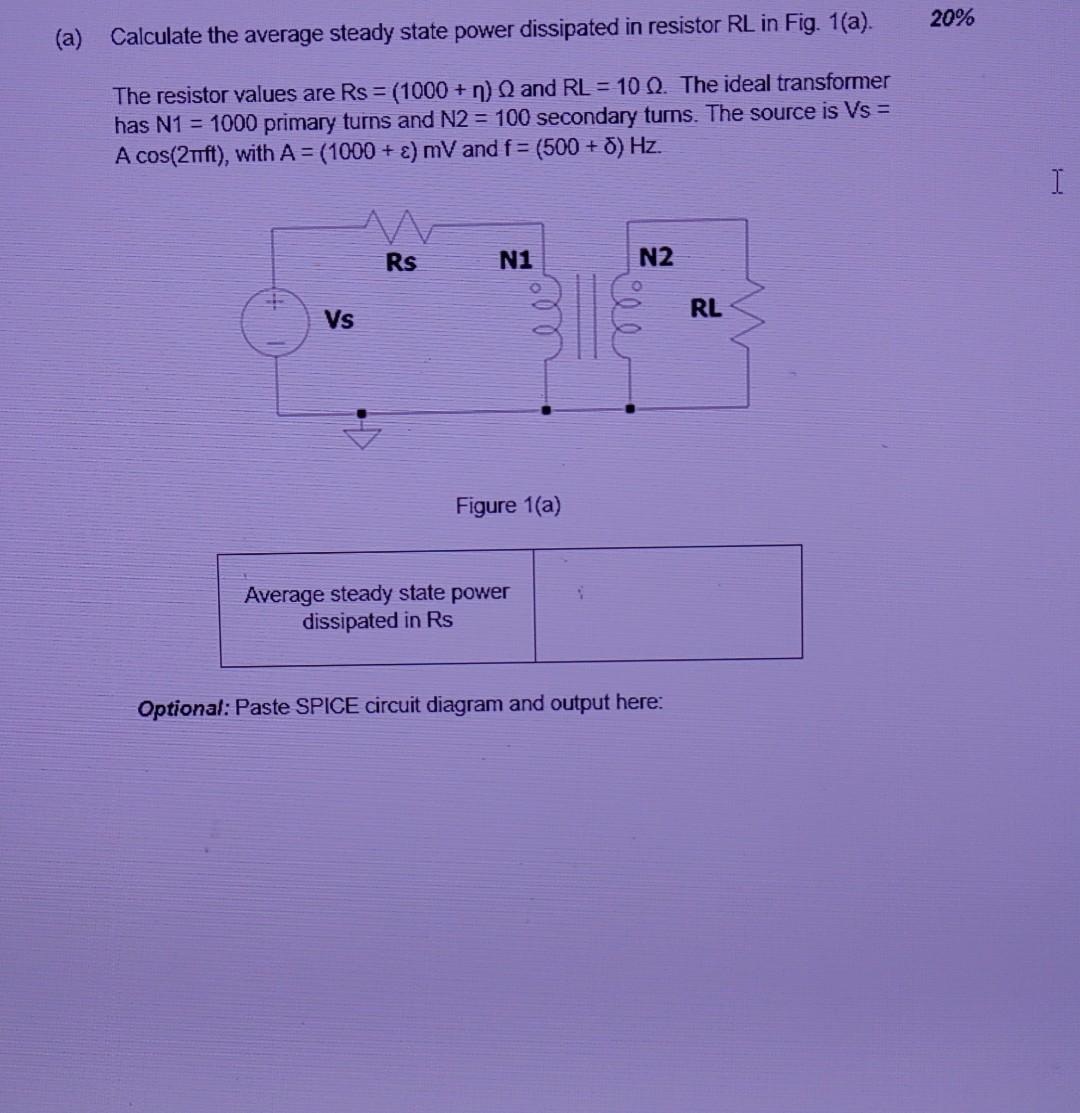 Use Ltspice To Solve This Question Use Ltspice To Solve This Question Use Ltspice To Solve This Question 1