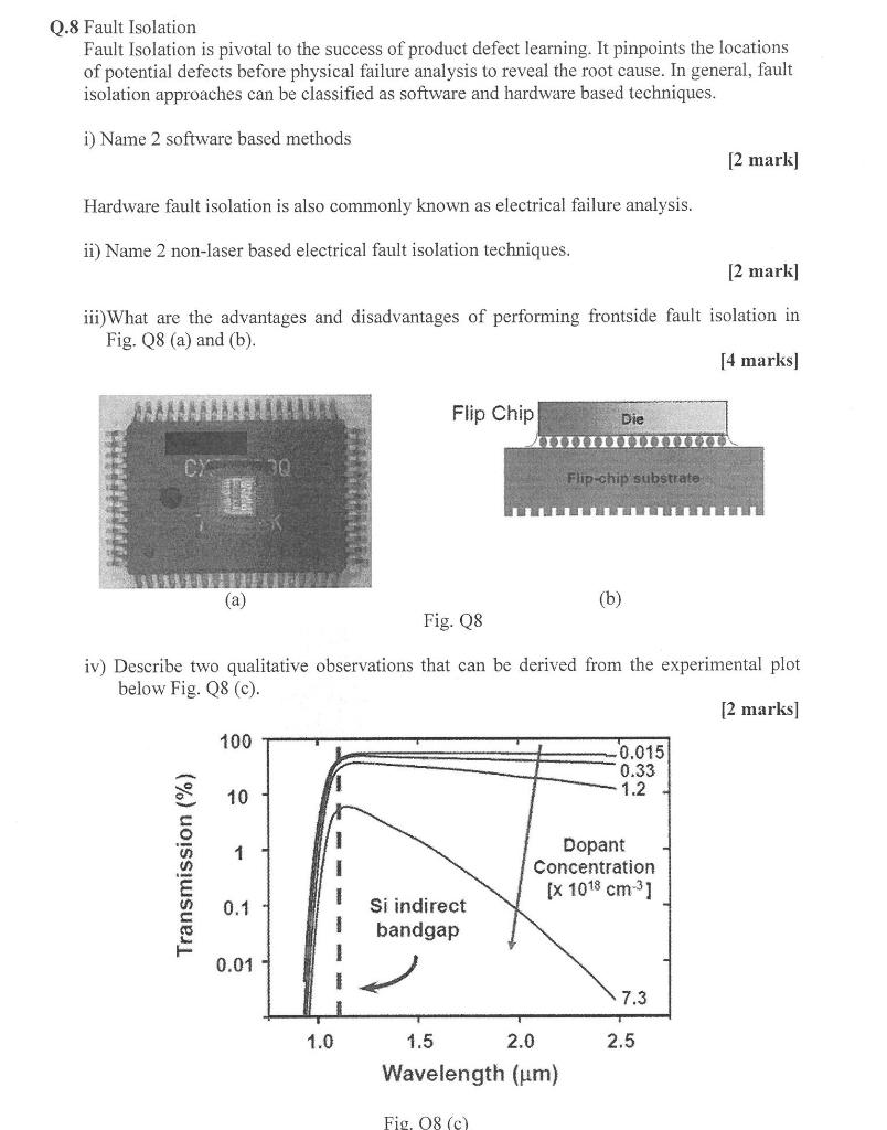 Q 8 Fault Isolation Fault Isolation Is Pivotal To The Success Of Product Defect Learning It Pinpoints The Locations Of 1