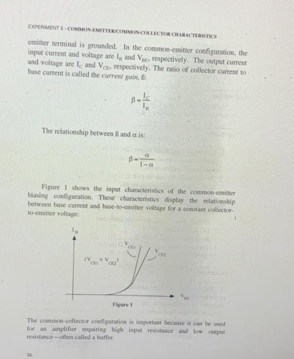 Common Emitter Common Collector Characteristics 5 Reference Electronic Devices And Circuits Sixth Edition Section 4 4 2