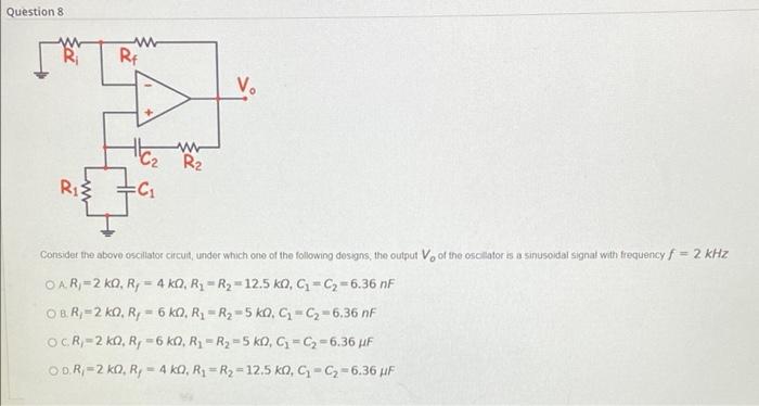 Uestion Amp Ae E Aze Vout 0 52094260 Consider The Diagram Above And Determine A And In The Diagram Using Barkhausen Cr 2