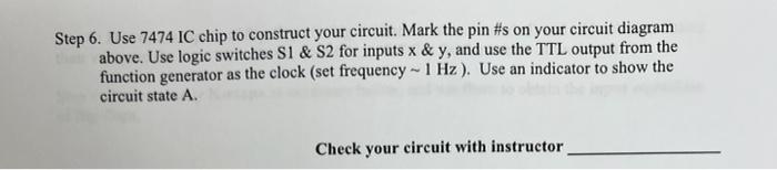 Lab 10 Sequential Circuit Design For This Lab You Will Not Write A Lab Report Instead Each Student Must Fill In The T 3