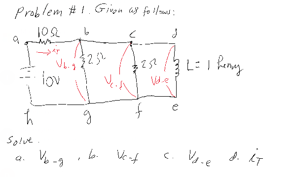 Problem Given Las Fru I Sus 1052 B At 325 Ubog Lov 25 3 Le I Henry E Solve Vo G Q B Vcat C Voce Do It D 1