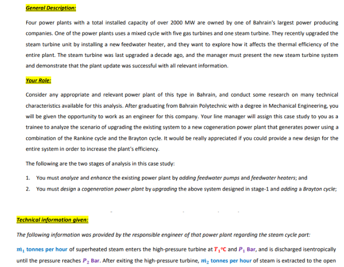 General Description Four Power Plants With A Total Installed Capacity Of Over 2000 Mw Are Owned By One Of Bahrain S Lar 1