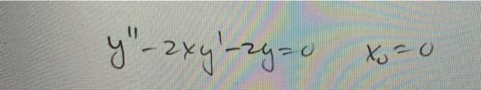 1 Solve A De Wing Power Series A Find The Rearrence Relation B Solve The Recurrence Relation Thats Fond 2 An Exp 2