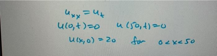 Du 2 Solve A Pde Wring Usiy Fourier Series A Derive Slike The Bvp Bi Solue To Other De And Write Down Genera Solution 2