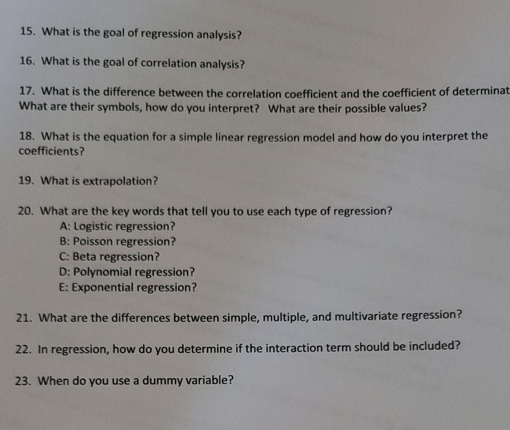I Am Trying To Learn For Final Please Answer 1