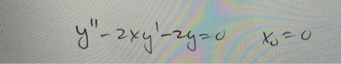1 G Solve De Wring Power Series A Find The Rearrence Relation B To Solve The Recurrence Relation Fond An Explicit 2