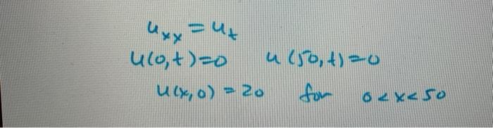 2 On We Solve A Pde Wring Fourier Series Hu 6 Derive And Solve The Bvp Bi Solve The Other De And Write Down Genera Is 2