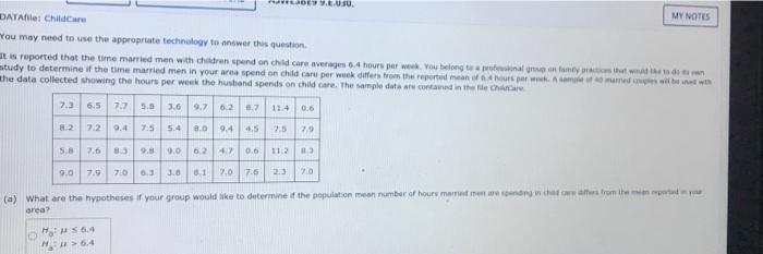 W E Uu My Notes Data Childcare You May Need To Use The Appropriate Technology To Answer This Question Is Reported That 1