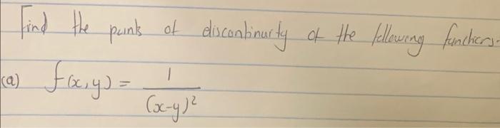Find The Points Of Discontinurity Of The Following Funchers Foc Y X Y A 1 Let Rr Be A Function Given By F 1 2
