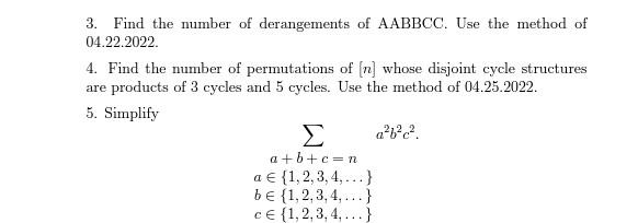 Please Any Help For Question 3 4 And 5 1