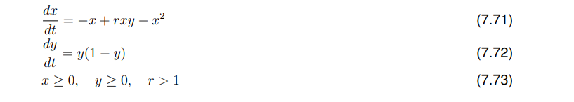 Consider The Following Differential Equations That Describe The Interaction Between Two Species Called Commensalism Spe 1