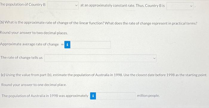 Australia Experienced Approximately Linear Population Growth From 1960 To 2010 On The Other Hand Afghanistan Was Torn 2