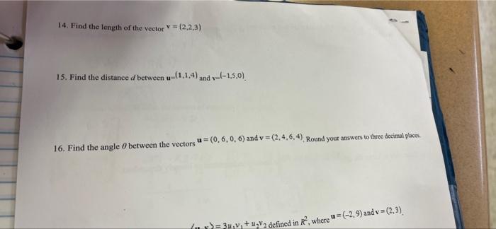 The Vector12 2 31 Td Between 11 1 4 Vul 1 3 0 O Between The Vector 0 0 0 6 And 22 4 6 Round Your Own To The Decisio 2