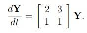 Consider The Following Linear System Of Differential Equations A Find The Eigenvalues Associated To This Linear Syste 1