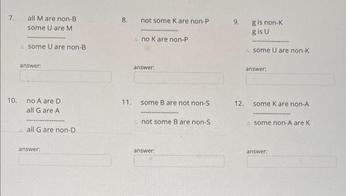 Part 2 For Each Of The Following Inferences Can The Indicated Conclusion Be Derived From The Indicated Premisses By Us 2