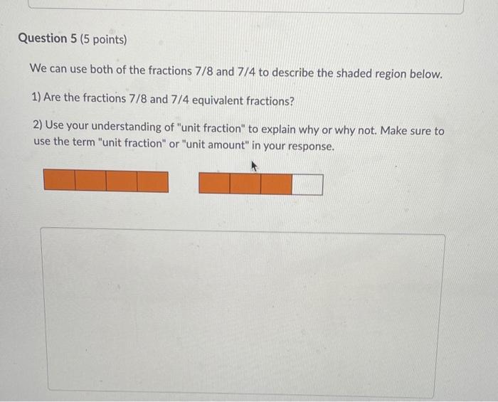Solve The Word Problem Below Which Of The Following Options Did You Use As Unit Amounts The Whole When You Solved Pro 2