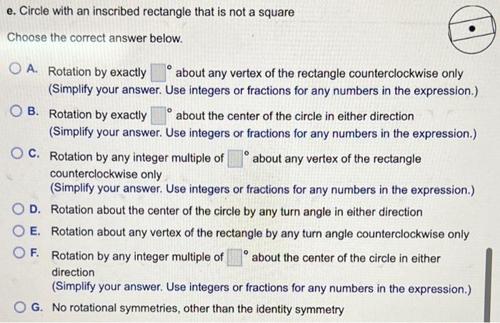 B Equilateral Triangle Choose The Correct Answer Below O A Rotation About The Point Of Intersection Of The Perpendicu 4