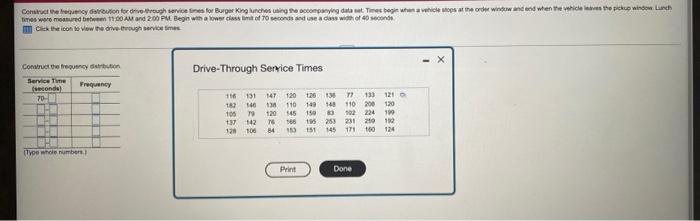 Contractor La That Includes Trouencies Beled On The Frequency Dsbutions Shown Below Then Compare The Amounts Of Throntw 2