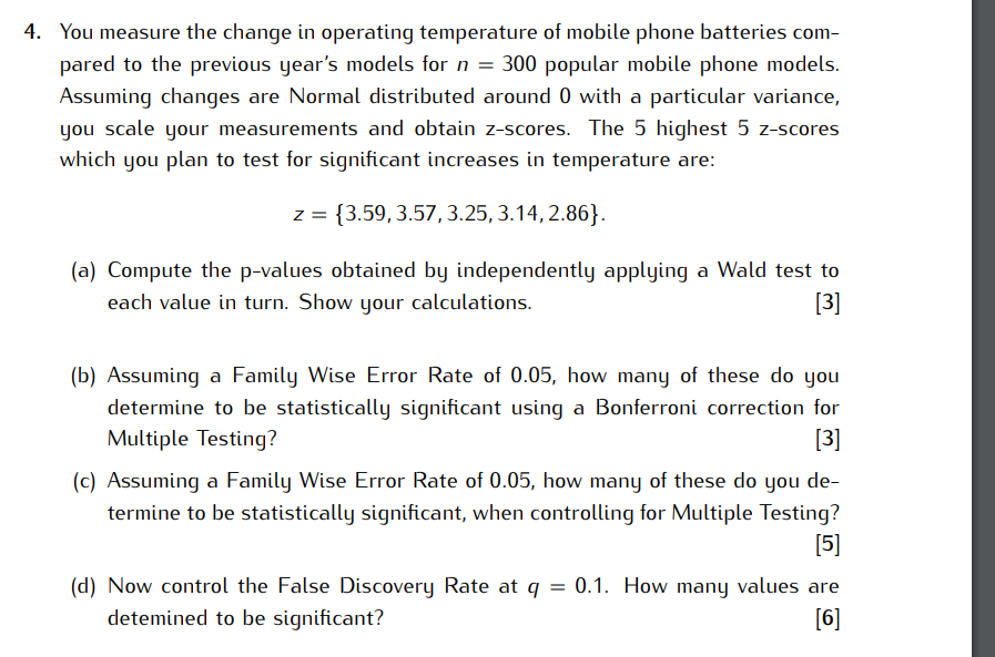 4 You Measure The Change In Operating Temperature Of Mobile Phone Batteries Com Pared To The Previous Year S Models Fo 1