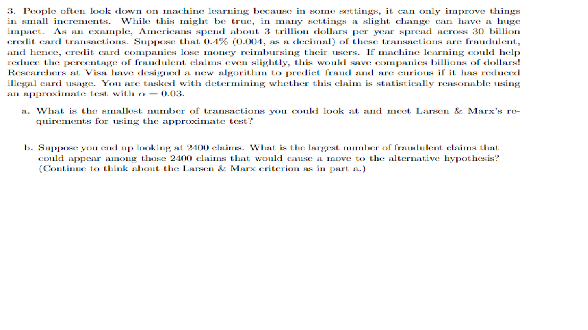 3 People Often Look Down On Machine Learning Because In Some Settings It Can Only Improve Things In Small Increments 1