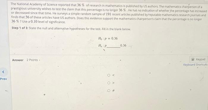The National Academy Of Science Reported That 36 Of Research In Mathematics Is Published By Us Authors The Mathematics 1