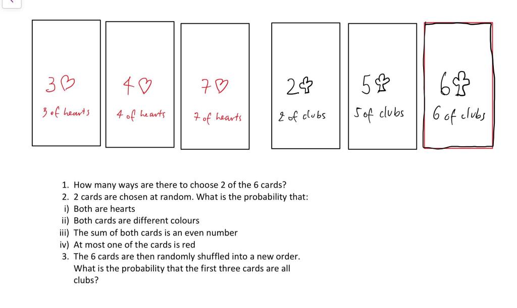 3 40 7 24 5 65 6 Of Clubs 3 Of Hearts 4 Of Hearts 7 Of Hearts 2 Of Clubs Of Clubs 1 How Many Ways Are There To Choos 1