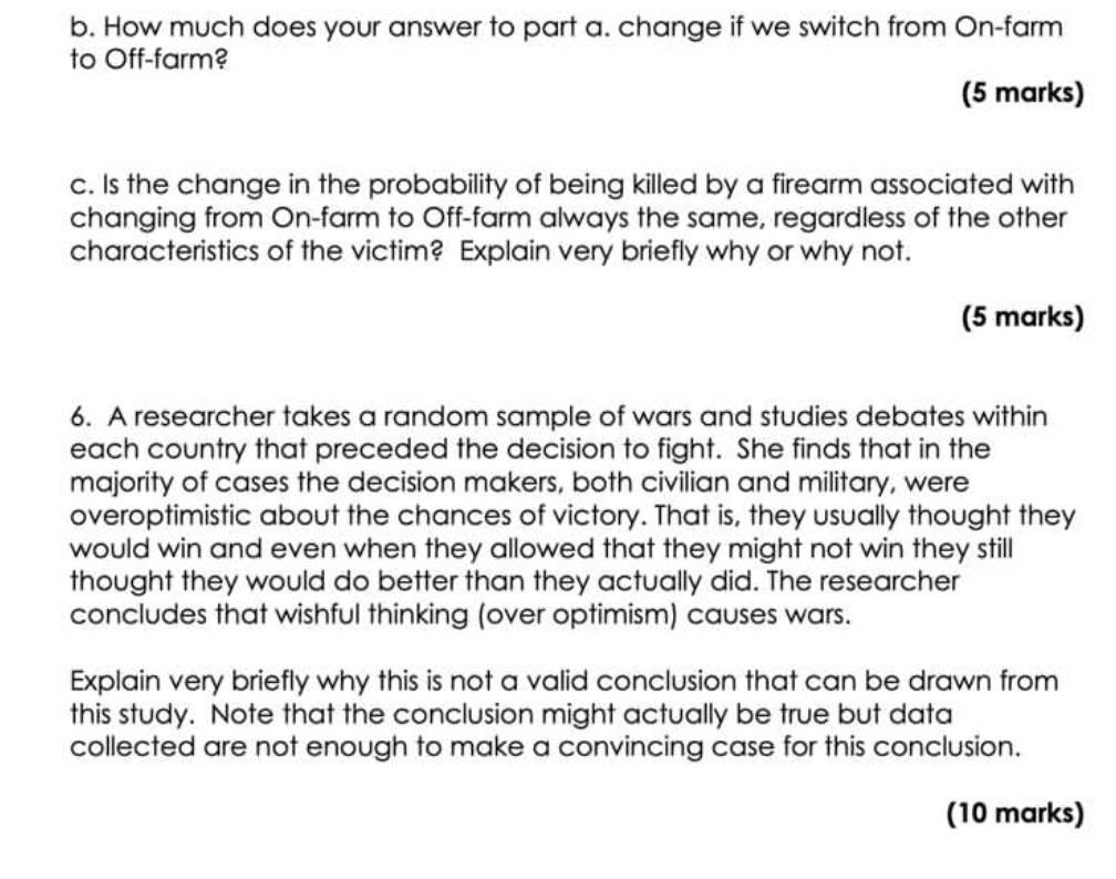 5 The Following Question Concern This Key Table From The Paper By Phillip Verwimp Entitled Machetes And Firearms The 2
