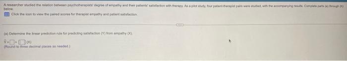 A Researcher Studied The Relation Between Poychotherapeuter Of Empty And Their Teachinery Mapy To Propone Companying Th 1