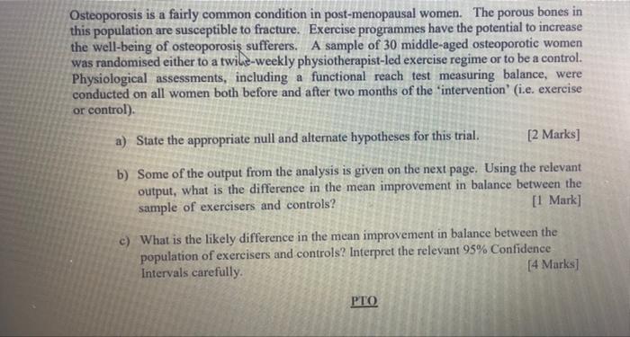Osteoporosis Is A Fairly Common Condition In Post Menopausal Women The Porous Bones In This Population Are Susceptible 1